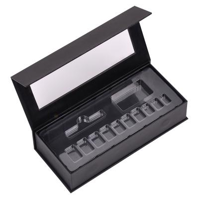 China Recycled Materials Custom False Nail Boxes Press On Nail Packaging Box for sale