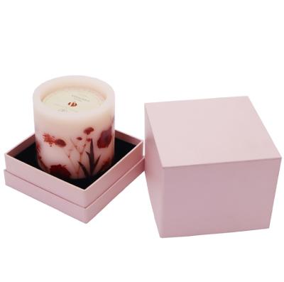 China Elegant Candle Box Handmade Customized Packaging Candles In Box Private Labels Candle Delivery Boxes for sale