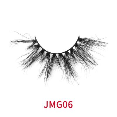 Chine Mink Lashes pelucheuse légère, 27mm dramatiques Mink Lashes à vendre