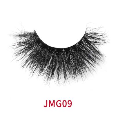 Chine Vrai 3D Sibérien Mink Eyelashes, mèches dramatiques pelucheuses de 15mm à vendre