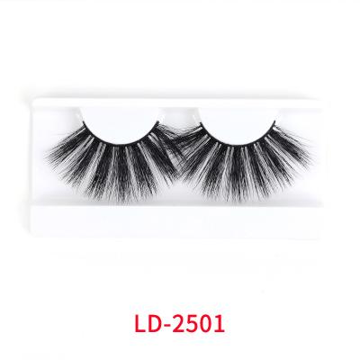 Chine Faux fait main Mink Lashes With Synthetic Fibres de 3D 25mm à vendre