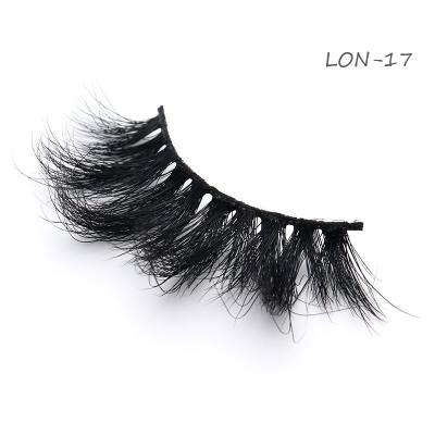 Chine 3 paires de Mink Lashes pelucheuse, cruauté 24mm libres Mink Lashes à vendre