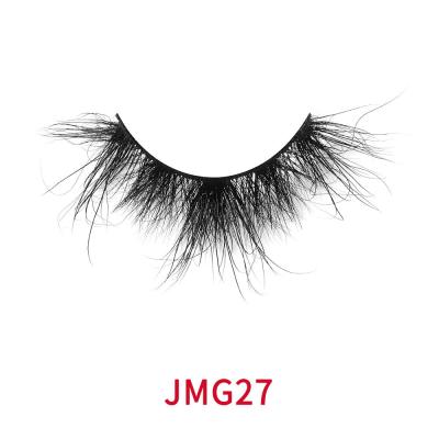 Chine 3d fait maison Mink Fluffy Lashes, mèches 25mm pelucheuses minces superbes à vendre