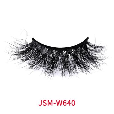 China OEM 3D Mink False Eyelashes, 2 Paren van Dikke Lange Mink Lashes Te koop