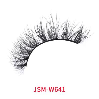 China Gemengde Lange Pluizige 17mm 3D Faux Mink Lashes With Cruelty Free Te koop