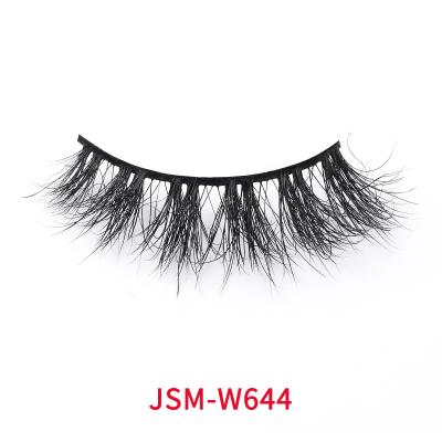 China Pluizige 6D Faux Mink Lashes, 20mm Dramatische Faux Mink Lashes Te koop