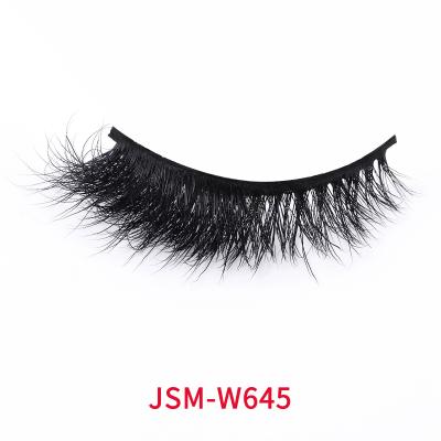 China Pluizige Valse Mink van Zwepenfaux, 20mm Wispy Faux Mink Lashes Te koop