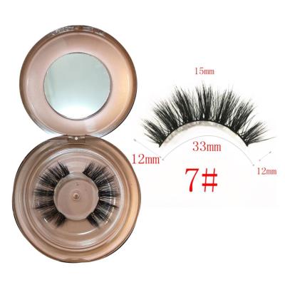 Chine 0.2mm 10 épais appareille le Faux Mink Magnetic Lashes With Eyeliner à vendre