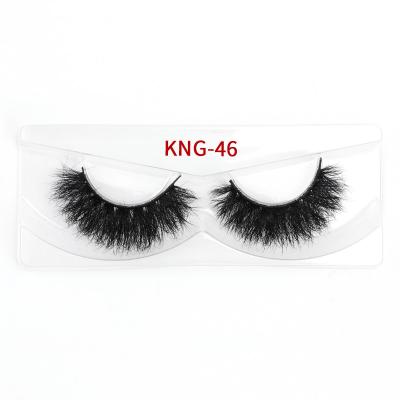 Chine 100% Mink Lashes naturelles faites main, 3d 20mm Mink Lashes à vendre