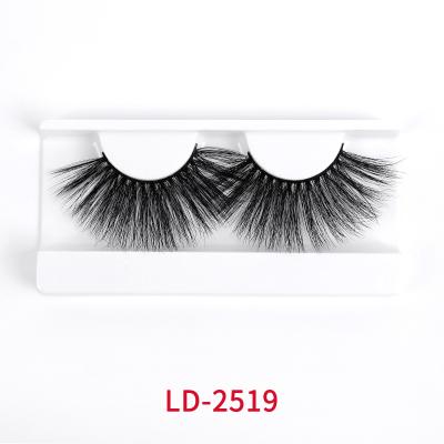 Chine Services d'OEM de Mink Lashes With de Faux du poids léger 25mm de noir de nature à vendre