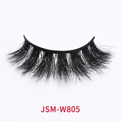 China Ultra Zachte 19mm 3D Faux Mink Lashes With Customized Box Te koop