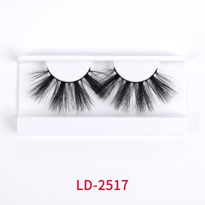 Chine Faux dramatique Mink Lashes Synthetic For Makeup de 6D 25mm à vendre