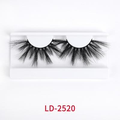 Chine 3D doux superbe 25mm vraie Mink Lashes With Regular Packaging à vendre