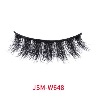 China De synthetische 18mm 3D Band van Faux Mink Lashes With Black Cotton Te koop