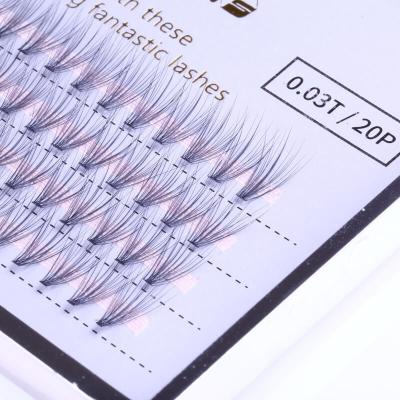 Chine Volume Lash Extensions de la boucle 5D de D avec l'épaisseur de 0.03mm à vendre