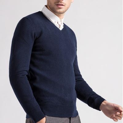 China Sweater Vigor Stock Mens V-Neck Cashmere Pullover Sweater for sale