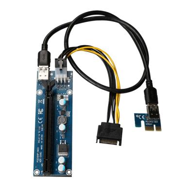 China Dark Blue High Quality LAPTOP Connector , Multilayer Shielded Wire PCI-E To PCIe Adapter for sale