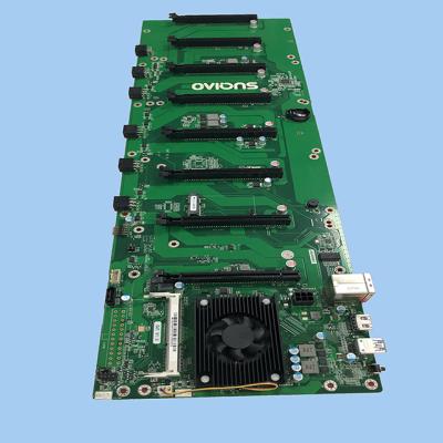 China New 8 Card Server/Workstation Motherboard Ethereum Suqiao2955u Integrated Desktop Host Desktop Motherboard Mainboard Graphics Card for sale