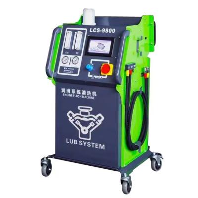 China English version LCS-9800 car engine lubrication system auto clean machine English version 69X59X110cm for sale