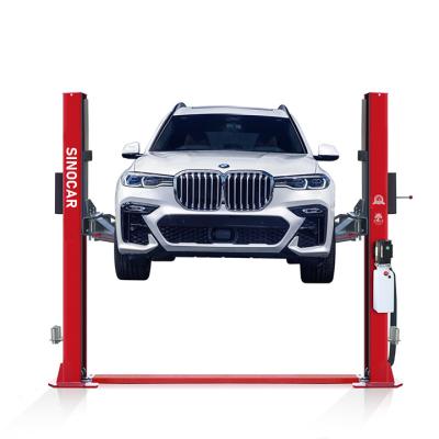 China Factory Price Single Arm Open Side Car Lift Two Post Car Lift 1# 2850*500*700mm (L*W*H) 2# 900*300*350mm (L*W*H) 4000kg One Manual Release 2 Pole for sale