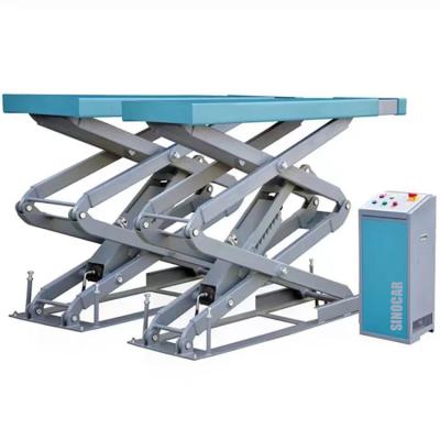 China Factory Price 4000kg In-ground Scissor Car Lift Hydraulic Scissor Car Lift 1550*620*1100mm for sale