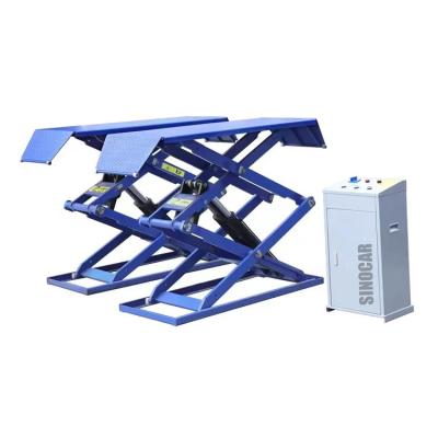 China Factory price 4ton scissor car lift with CE certification 1# 1675*740*350mm 2# 1020*600*625mm for sale