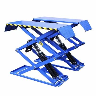 China Factory 3.5ton hydraulic super thin scissor lift with CE certification 1# 1675*740*350mm 2# 1020*600*625mm for sale