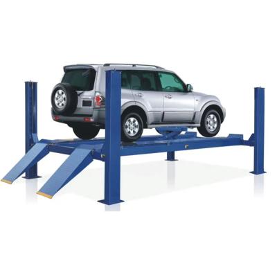 China Premium Hydraulic Wheel Alignment Four Post Car Lift With 4000kg Capacity And CE Certification 1# 4350*700*850mm 2# 900*300*350mm 3# 1000*350*250mm for sale