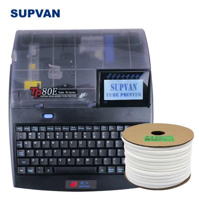 China Supvan Tp80 Ferrule Printing Machine Black Thermal Transfer PVC Shrink Tube Board Printer for sale