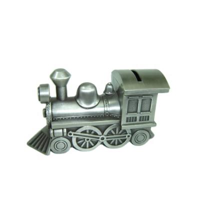 China Metal Metal Locomotive Piggy Bank for sale