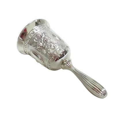 China Europe metal rose bell in silver plated for sale