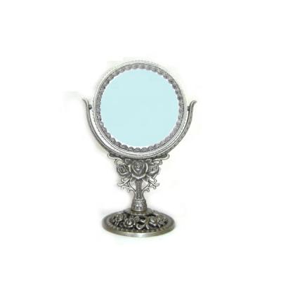 China Decorative Classic Pewter Metal Table Mirror (LD-437) for sale