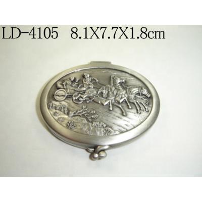 China Round Pocket Mirror Metal Mirror for sale