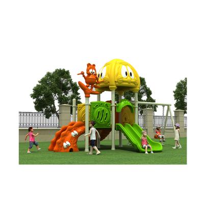 China Eco-Friendly Kids Playground Plastic Kids Outdoor Beautiful Playground Slides And Climbe for sale