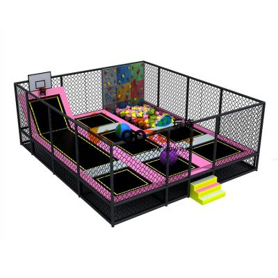 China With New Protective Net Games Children Adults Safety Trampoline Park Equipment With Foam Pit for sale