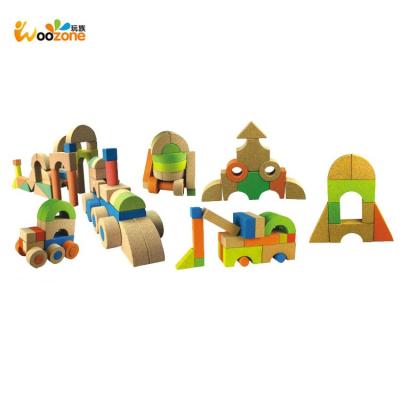 China Educational DIY Toys Wooden Educational Toys Building Blocks Lele Toy Blocks Display for sale