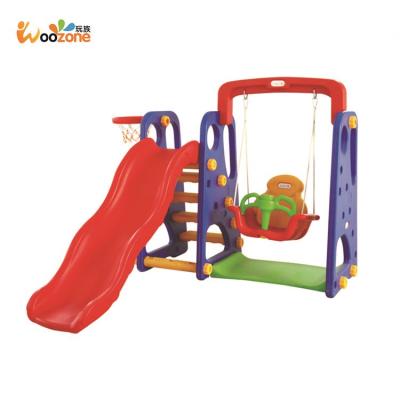 China Outdoor Play Garden Equipment Amusement Park Toys Outdoor Slide Swing For Kids for sale