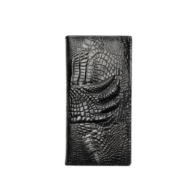 China New PU Leather Waterproof Crocodile Wallets Credit Card Bag Men's Main Luxury Wallet for sale