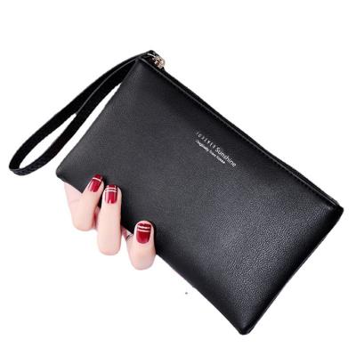 China Wholesale Waterproof Women Long Grasp Lady Purses Mobile Phone Pocket Card Holder Female Wallet Large Capacity Wallets Purse for sale