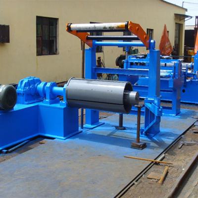 China metal coil slitting longitudinal shearing cutting to length rewinding stacking line machine equipment device for sale