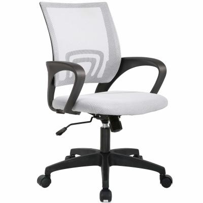 China ALINUNU White Mesh Executive Chair with Lumbar Support and Butterfly Mechanism for sale