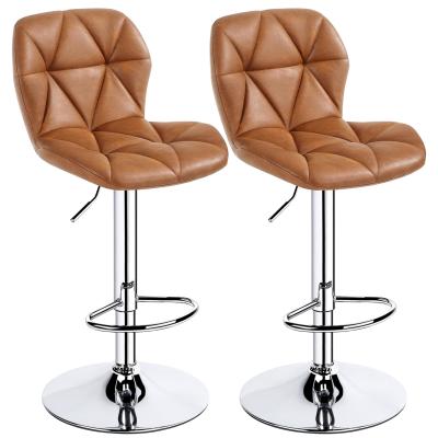 China Alinunu's Modern PU Leather Swivel High Bar Stools para Bar Room Restarant Mobiliário à venda