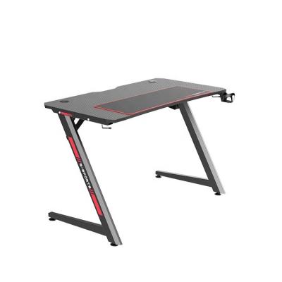 Cina Z Gaming Desk Computer Table Con Combattimento Rgb Led Respirazione Luce Per Spazio di Lavoro Domestico in vendita