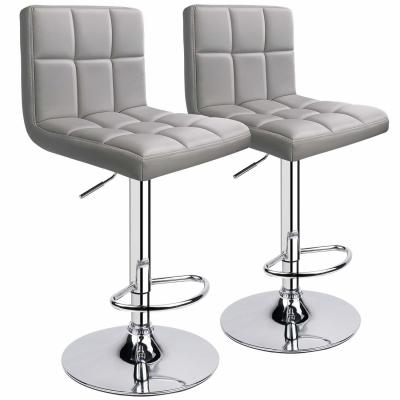 China Modern Design Home Bar Stool com costas e giro ajustável em cores personalizadas à venda