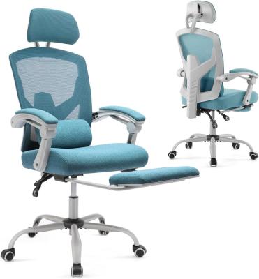 China Sillones de malla giratoria de color personalizado con ruedas Peso del artículo 34.4 libras en venta