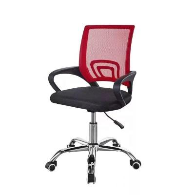 China High Density Foam Fabric Seat Mesh Swivel Visitor Chair voor moderne computer Te koop