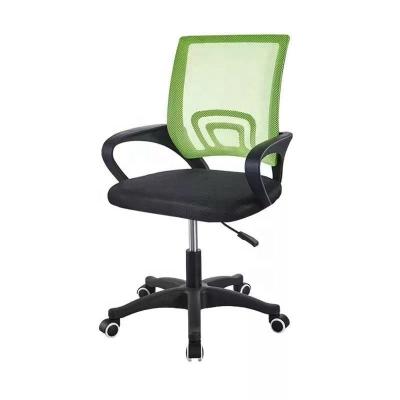 China Silla de oficina giratoria negra moderna ajustable en altura con ruedas Castor Castor de nylon en venta