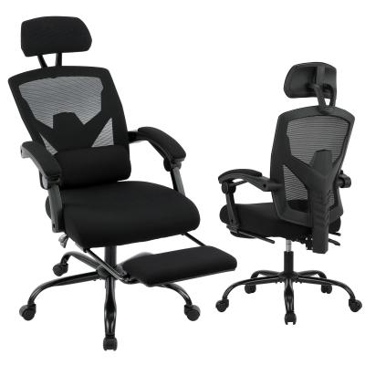 China Mail Packing Ergonomic Office Chairs Reclining Backed Mesh Chairs with Lumbar Support for sale