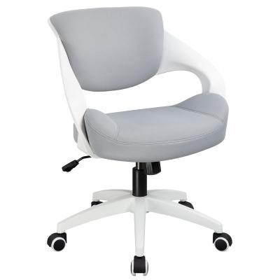 China Silla de escritorio ejecutivo giratorio de malla ergonómica de metal con altura ajustable y soporte lumbar en venta