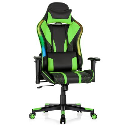 China Silla ajustable de apoyo lumbar de carreras de juegos ergonómicos para adultos en venta